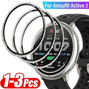 Amazfit Active 2용 1-3PCS HD 강화 유리 클리어 9H 화면 보호기 Amazfit Active 2 커버용 풀 커버리지 유리 필름