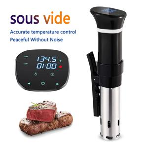 수비드 1100W 고출력 슬로우 쿠커 기능 탑재, 99시간 타이머 및 정밀 진공 조리, ±0.1 ° C 온도 조절기