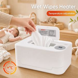 휴대용 아기 물티슈 워머, LED 디스플레이, USB 전원 방식, 가정, 차량, 여행용으로 사용 가능한 아기 물티슈 보관 및 가열함