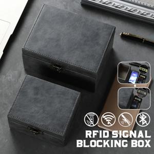 자동차 키용 패러데이 박스 RFID 차단 박스 도난 방지 키리스 폴딩키 보호대 승인된 대형 자동차 키 안전 보호 상자 방사선 차단 박스