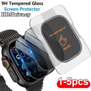 Apple Watch Ultra2/3용 강화 유리 49mm IWatch Ultra용 긁힘 방지 화면 보호기 초 단위 설치 보호 필름