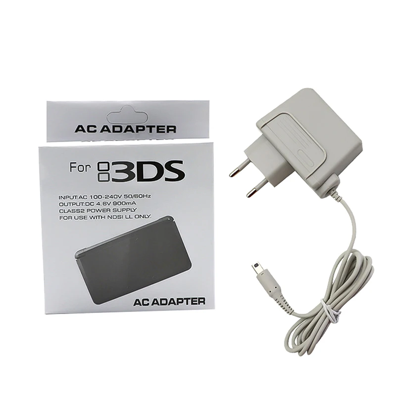 뜨거운 판매 EU/US 플러그 AC 어댑터 충전기 100V-240V 전원 어댑터 3DS 충전기 3DSLL/3DS/NDSI/NDSILL 어댑터 스위치용