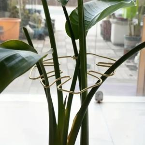 1개 대형 걸이식 식물 스탠드, 철제 후크, 화분 장식에 적합, 실내 및 실외 사용 가능