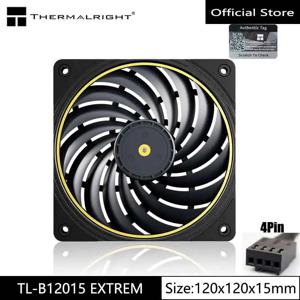 Thermalright TL-B12015 EXTREM 12cm 섀시 냉각 팬/120x120x15mm/LCP 팬 블레이드/이중 볼 베어링/저소음/PPS 프레임