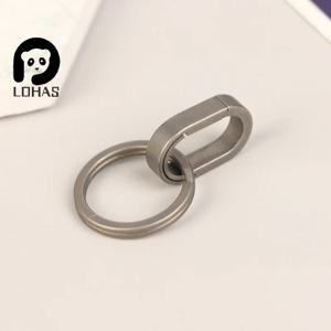 티타늄 합금 미니 키링 연결 버클 유니버설 조인트 보조 링 연결 베이오넷 링 개성 창의성