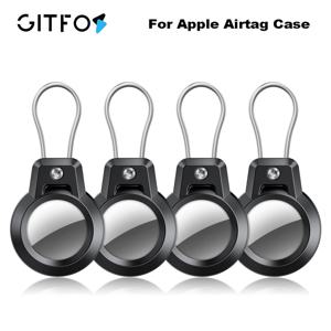 GITFOS 에어태그 홀더, 애플 에어태그 케이스, 스틸 와이어 라인 및 360도 보호 기능 포함, 수하물, 배낭, 열쇠 보관용