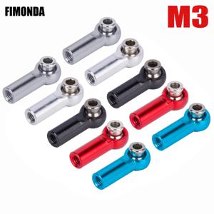 10PCS M3 메탈 볼 조인트 RC 조향 링크용, 업그레이드 부품 Axial SCX10 Tamiya CC01 1/10 스케일 RC 크롤러용