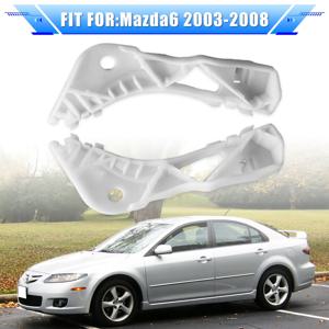 2x 마쯔다6 2003-2008 차량용 프론트 범퍼 브래킷 GJ6A-50-E12C GJ6A-50-E11C 버클 리프 플레이트 리테이너 마운팅 자동차 액세서리