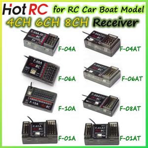 Hotrc F-06A F-06AT F-08AT F-01A F-10A 2.4G 4채널 6채널 8채널 10채널 자이로 수신기 RC 자동차 보트 비행기 탱크 로봇 송신기용