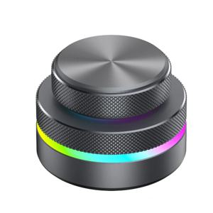 듀얼 노브 키보드 RGB 라이트 리버스 방향 노브 단일 버튼 블루투스 키보드 맞춤형 볼륨 노브