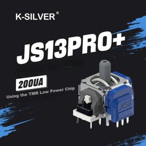 PS5 PS4 XBOX 시리즈 컨트롤러용 3D 아날로그 썸스틱 K-실버 JS13 PRO+ TMR 조이스틱 무드리프트 게임패드 교체 액세서리