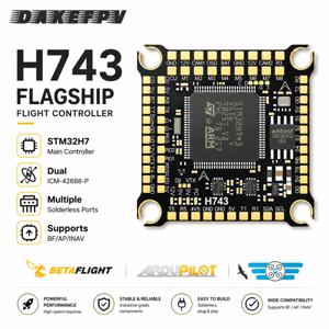 DAKEFPV H743 FC 스택/플라이타워(원격 제어용) BLHeli Betaflight 자이로스코프 자이로 42688P PID 매개변수 튜닝
