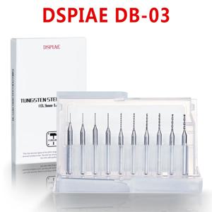 DSPIAE DB-03 드릴 비트 0.3-1.2mm 모델 도구 슬리버 핸드 툴 취미 액세서리 10개/세트