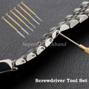 롤렉스용 금속 슬롯 드라이버 0.8mm 1.0mm 1.2mm 1.4mm 1.6mm 1.8mm 시계 수리 도구 제거 설치 나사 세트 시계 제작자용