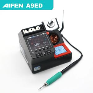 AIFEN A9ED 납땜 스테이션 180W 전력 전자 용접기 C210 C245 납땜 인두 핸들 포함 휴대폰 수리용