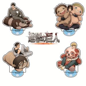 애니메이션 진격의 거인 15cm 아크릴 스탠드 에렌 예거 탁상 장식 액세서리 장식 선물 정교한 제품