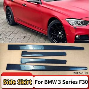 MP 스포츠 사이드 스커트 익스텐션 윙렛 에어로 립 글로시 블랙 자동차 액세서리 BMW 3 시리즈 F30 320i 330i 340i 318i 2012-2019용