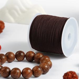 50M/롤 탄성 코드 1mm 신축성 있는 끈 튼튼한 팔찌 끈 팔찌용 탄성 끈 보석 만들기 DIY 공예 비즈