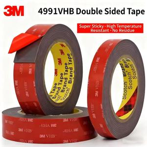 3M 강력 양면 접착제 4991VHB 2.3mm 두꺼운 고점도 폼 테이프 자동차 특수 용도용 무흔적 고온
