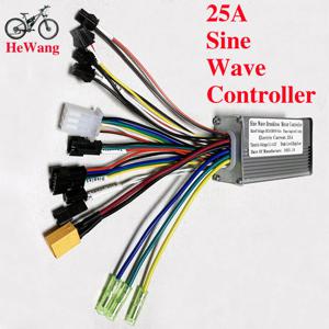 24V/36V/48V 3 모드 사인파 브러시리스 모터 컨트롤러 350W 20A-25A S866 V889 S966용 No. 2 프로토콜 LCD 미터 전기 자전거 스쿠터