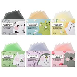 100pcs 향기로운 페이셜 오일 흡수 종이 페이셜 흡수성 종이 페이스 오일 흡수 시트 메이크업 도구 여성용 스킨 케어
