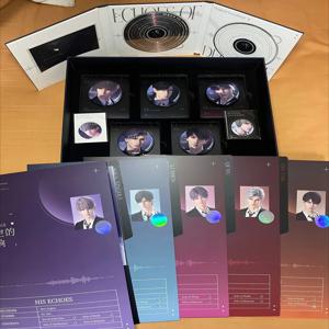 공식 재고 러브 앤 딥스페이스 자비에르 자인 라파엘 실러스 케이블 에코즈 오브 딥스페이스 CD 앨범 포스트카드 배지 기프트 박스