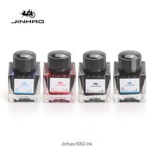 1병 진하오 5001 프리미엄 50ml 만년필 잉크, 검정, 파랑, 파랑검정, 부드러운 필기감, 캘리그래피 펜에 적합