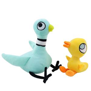 25cm 비둘기가 버스를 운전하게 하지 마세요 모 윌렘스 비둘기 봉제인형 영화 캐릭터 봉제완구 어린이 생일 선물 방 꾸미기