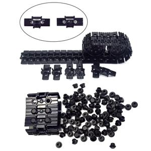 MOC 테크니컬 체인 휠 부품 블록 조립 부품 체인 링크 타이어 기어 휠 탱크 트랙 DIY 57518 57519 24375 3708