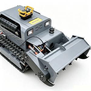 EPA 유로 5 잔디깎이 전기 리프팅 시동 24HP 이중 실린더 100cm 작업 폭 효율적인 잔디 절단