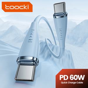 투키 PD 60W USB C to USB C 케이블 3A 고속 충전 타입 C 케이블 애플북 아이폰 15 삼성 S24 화웨이 샤오미 이어폰 코드