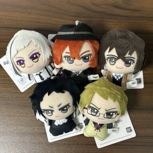10cm 플러시 애니메이션 나카하라 츄야 쿠니키다 도포 귀여운 프린트 누누 코튼 인형 펜던트 장난감 카와이 바디 롤 펜던트 선물