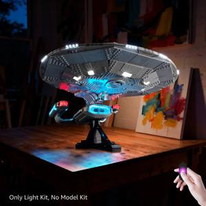 스타 트렉에 적합한 LED 조명 키트: U.S.S. 엔터프라이즈 NCC-1701-D 10356 빌딩 블록 (레고 블록 제외)