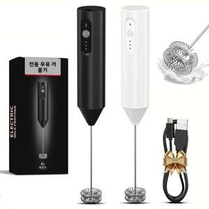 전동 커피 우유 거품기 커피 크리머 거품기 핸드헬드 계란 거품기 자동 주방 도구