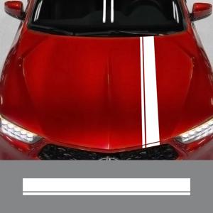 자동차 후드 스티커 보닛 장식 그래픽 스트라이프 데코 데칼 자동차 액세서리 VW 테슬라 스코다 볼보 스즈키 시트용 유니버설