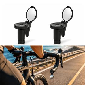 자전거 핸들바 엔드 미러 자전거 후방 HD 미러 360 °   회전형 볼록 MTB 로드 바이크 핸들바 미러 자전거 액세서리