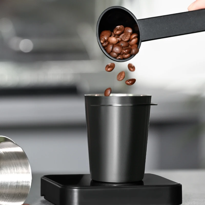 커피 도징 컵 51/58mm 커피 원두 계량컵 304 스테인리스 스틸 교체용 카페 바리스타 도구 (에스프레소 머신용)