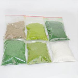 3mm 인조 정지형 잔디 가루 가짜 잔디 요정 정원 미니어처 DIY 모델링 미니어처 풍경 워게임 장식 60g