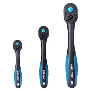LIBRATON 1/4'' 3/8'' 1/2'' 드라이브 래칫 렌치 72-톱니 퀵 릴리스 리버시블 래칫 핸들 자동차 수리 도구 가정용 DIY 도구