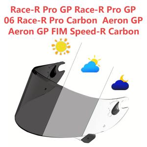SHARK Race-R Pro GP Race-R Pro 카본 Aeron GP FIM Speed-R 카본 페이스 실드 헬멧 선스크린 렌즈 방풍용 Aeron GP 바이저