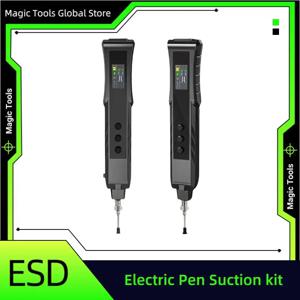 충전식 ESD 안전 전기 진공 흡입 펜 키트 – 휴대용 SMD 부품 취급 및 납땜 제거 도구