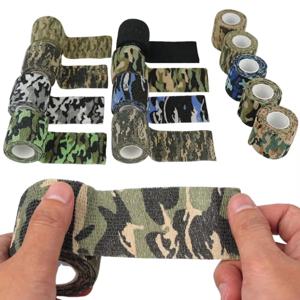 1/6pcs 일회용 붕대 엘라스토플라스트 위장 탄력 붕대 테이프 자가 접착 스포츠 보호대 발목 무릎 손가락 팔 붕대