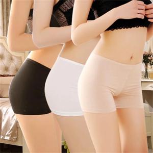1/3Pcs 여성용 부드러운 코튼 심리스 안전 반바지 여름 언더 스커트 반바지 아이스 실크 통기성 짧은 타이츠 속옷