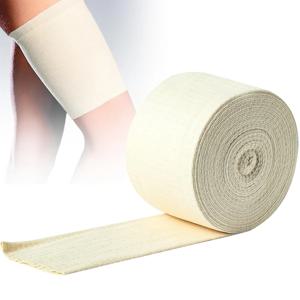 1롤 휴대용 탄력 튜브형 붕대, 절단 및 압축 가능, 몸의 여러 부위에 사용 가능, 다양한 크기 제공