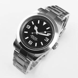 36mm/39mm 코르게트 럭셔리 화이트 블랙 오토매틱 메카니컬 손목시계 숫자 남성용 시계 사파이어 크리스탈 10바 레로즈 옴브레
