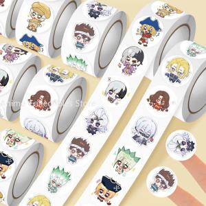 500Pc/Roll 애니메이션 Dr.STONE Ishigami Senkuu 스티커 DIY 노트북 봉투 스크랩북 자동차 오토바이 데칼 선물