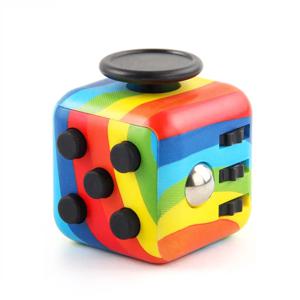 3.4cm 안티스트레스 피젯 큐브 핸드 스피너 자폐증 ADHD 불안 스트레스 완화 집중 및 휴식 장난감