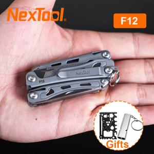 넥스툴 미니 플래그십 F12 멀티툴 플라이어 13 in 1 접이식 EDC 멀티툴 스크류드라이버 파일자루자 야외 캠핑 도구