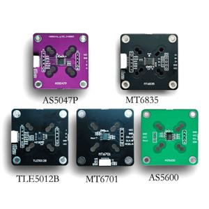 AS5600, AS5047P, MT6701, TLE5012B, MT6835 프로그래밍 가능 자기 인코더 모듈 키트(자석 포함)