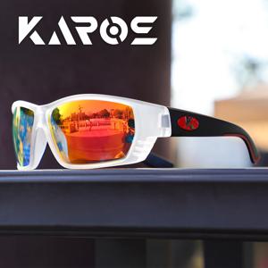 KAROS 편광 낚시 선글라스 남자 위장 운전 야외 스포츠 사이클링 러닝 고글 UV400 태클 안경 YZ2027